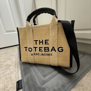 Marc Jacobs Black and Tan Tote Bag